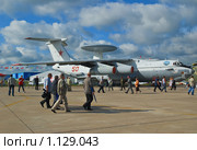 Самолет А-50 Дальнего Радиолокационного Обнаружения и Управления (ДРЛО) (2009 год). Редакционное фото, фотограф Алёшина Оксана / Фотобанк Лори
