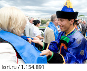 Встреча по-бурятски. Улан - Удэ. Бурятия. (2009 год). Редакционное фото, фотограф Александр Подшивалов / Фотобанк Лори