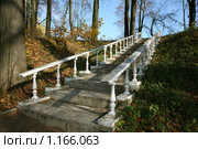 Усадьба Марфино. Лестница к пруду (2009 год). Редакционное фото, фотограф Наталья Волкова / Фотобанк Лори