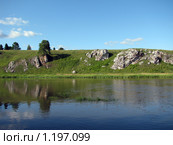 Летний пейзаж на реке. Стоковое фото, фотограф Дмитрий / Фотобанк Лори