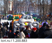 Гулянье в городском парке (2008 год). Редакционное фото, фотограф Александр Самойлов / Фотобанк Лори
