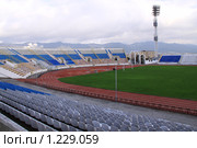 Новороссийск большой стадион "Труд" (2009 год). Стоковое фото, фотограф Курляндская Татьяна / Фотобанк Лори