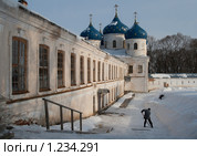 Великий Новгород. Юрьев монастырь. Крестовоздвиженский собор (2009 год). Стоковое фото, фотограф Ярослава Синицына / Фотобанк Лори