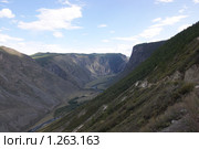 Вид с перевала Караярык. Стоковое фото, фотограф Константин Куликов / Фотобанк Лори