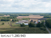 Полевой стан фермерского хозяйства. Стоковое фото, фотограф Николай Истомин / Фотобанк Лори