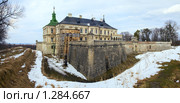 Замок, весна, панорама (село Подгорцы, Львовская область, Украина) Стоковое фото, фотограф Юрий Брыкайло / Фотобанк Лори