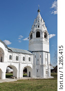 Шатровая колокольня Покровского монастыря в Суздале (2009 год). Стоковое фото, фотограф Ирина Золина / Фотобанк Лори