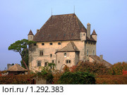 Средневековый замок Ивуар, Верхний Савой, Франция (2009 год). Стоковое фото, фотограф Владимир Трифонов / Фотобанк Лори