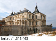 Замок в селе Подгорцы, Львовская область, Украина (2009 год). Стоковое фото, фотограф Юрий Брыкайло / Фотобанк Лори
