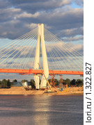 Новый мост через Оку в Муроме (2009 год). Стоковое фото, фотограф Святослав Корнев / Фотобанк Лори