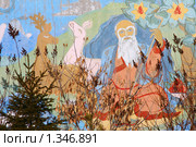 Фрагмент росписи на стенах дацана. Улан-Удэ (2007 год). Редакционное фото, фотограф Анна Зеленская / Фотобанк Лори