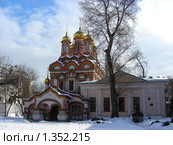 Церковь Николы на Берсеневке. 1657 г. Москва (2009 год). Стоковое фото, фотограф lana1501 / Фотобанк Лори