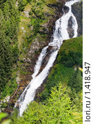 Stuibenfall - самый большой водопад. Тироль. Австрия (2009 год). Стоковое фото, фотограф Петр Кириллов / Фотобанк Лори