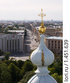 Купол Смольного собора (2009 год). Редакционное фото, фотограф Александр Кузовлев / Фотобанк Лори
