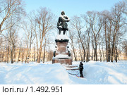 Зима в Петровском парке (Кронштадт) (2010 год). Редакционное фото, фотограф Виктор Карасев / Фотобанк Лори