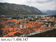 Панорама города Котор. Черногория. (2007 год). Стоковое фото, фотограф Вадим Хомяков / Фотобанк Лори