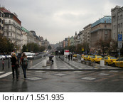 Прага. Вацлавская площадь (2009 год). Редакционное фото, фотограф Анна Белова / Фотобанк Лори