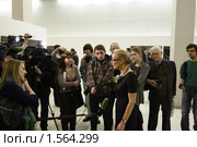 Москва, ЦВЗ "Манеж", открытие "Фотобиеннале 2010". Ольга Свиблова. Редакционное фото, фотограф Дмитрий Неумоин / Фотобанк Лори