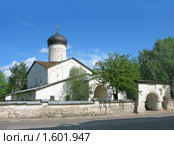 Церковь Козьмы и Дамиана с Примостья в Пскове (2009 год). Стоковое фото, фотограф Валентина Троль / Фотобанк Лори