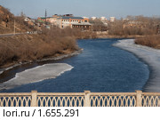 Город Улан-Удэ. Берег реки Уда (2010 год). Стоковое фото, фотограф Анна Зеленская / Фотобанк Лори