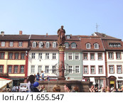 Фонтан Нептуна в Гейдельберге (2006 год). Редакционное фото, фотограф Татьяна Крамаревская / Фотобанк Лори