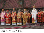 Патриаршее богослужение в Бутове, 1 мая 2010г. Редакционное фото, фотограф Дмитрий Неумоин / Фотобанк Лори
