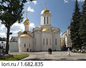 Троицкий собор, Никоновская церковь. Троице-Сергиева лавра. (2009 год). Стоковое фото, фотограф BoLinar / Фотобанк Лори
