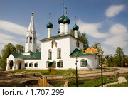 Церковь Николая Чудотворца в Рубленом Городе (2010 год). Редакционное фото, фотограф Николай Винокуров / Фотобанк Лори