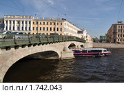Измайловский мост. Фонтанка. Санкт-Петербург (2010 год). Редакционное фото, фотограф LightLada / Фотобанк Лори