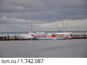 Метеор на причале Петродворца в Финском заливе (2010 год). Редакционное фото, фотограф LightLada / Фотобанк Лори