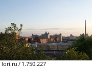 Г. Екатеринбург на закате (2009 год). Стоковое фото, фотограф Татьяна Злобина / Фотобанк Лори