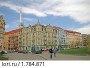 Прага. Винограды, площадь Йиржи из Подебрад (2010 год). Редакционное фото, фотограф Шилер Анастасия / Фотобанк Лори