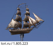Бриг "Меркурий". (Памятный знак "Доблести и героизму моряков-черноморцев"- фрагмент) (2010 год). Редакционное фото, фотограф Грачев Игорь / Фотобанк Лори
