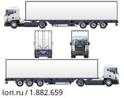 Грузовик Scania. Редакционная иллюстрация, иллюстратор Александр Володин / Фотобанк Лори