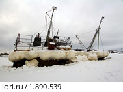 Зима на Белом море (2009 год). Редакционное фото, фотограф Некрасов Андрей / Фотобанк Лори