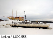 Зима на Белом море. Стоковое фото, фотограф Некрасов Андрей / Фотобанк Лори