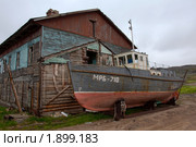 Поселок Дальние Зеленцы, арктическое побережье Баренцева моря (2009 год). Редакционное фото, фотограф Некрасов Андрей / Фотобанк Лори