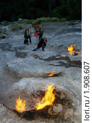 Священный огонь Химер. Олимпос, Турция (2010 год). Редакционное фото, фотограф Некрасов Андрей / Фотобанк Лори