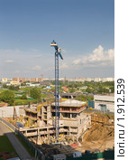 Строительство офисного здания "Кантри парк" в г. Химки (2010 год). Редакционное фото, фотограф Владимир Чинин / Фотобанк Лори