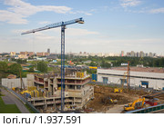 Строительство офисного здания "Кантри парк" в г. Химки (2010 год). Редакционное фото, фотограф Владимир Чинин / Фотобанк Лори