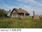 Заброшенный дом в высокой траве (2010 год). Стоковое фото, фотограф Анатолий Матвейчук / Фотобанк Лори