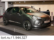 Московский международный автомобильный салон 2010. Российская премьера Citroen DS3 Just Black. Редакционное фото, фотограф Алексей Зарубин / Фотобанк Лори