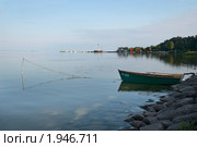 Вечер на набережной небольшого литовского курортного городка Йодкранте (2009 год). Редакционное фото, фотограф Елена Галачьянц / Фотобанк Лори