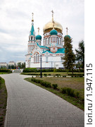 Успенский кафедральный собор, г.Омск (2010 год). Стоковое фото, фотограф Олыкайнен Наталья / Фотобанк Лори