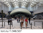 Лиссабон. Архитектура транспортного узла (2010 год). Редакционное фото, фотограф Юрий Синицын / Фотобанк Лори