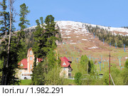 Горная Шория. Горнолыжный курорт Шерегеш. Стоковое фото, фотограф Татьяна Королева / Фотобанк Лори