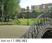 Вид в парке, город Берёзовский. Урал (2010 год). Редакционное фото, фотограф Людмила Банникова / Фотобанк Лори