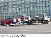 Эвакуация автомобиля (2010 год). Редакционное фото, фотограф Алексей Ширманов / Фотобанк Лори