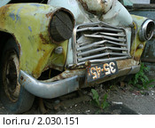 Старое разбитое авто. Стоковое фото, фотограф Чуев Максим / Фотобанк Лори