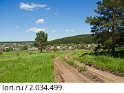 Проселочная дорога. Стоковое фото, фотограф Александр Бобков / Фотобанк Лори
